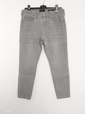 Banana Republic Mid Rise Skinny Jeans – Light Grey, Women's 30 Short